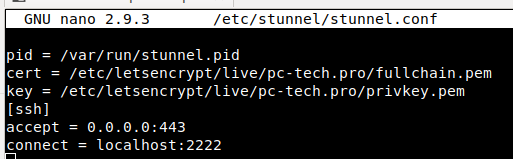 stunnel http server