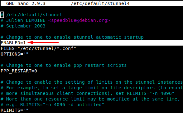 use stunnel for tls